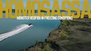 Fishing Through Freezing Temps for GIANT Redfish in Citrus County!