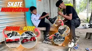 Inline skating on indian road | Decathlon oxelo inline skates | Decathlon professional skates🔥🔥