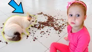 Nastya mostra cosa succede a coloro che imbrogliano storie morali per i bambini