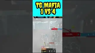 TG Mafia 1 vs 4 clutch😱insane gameplay 😈 💯 || #ff #viral #omg #insane #tg #tgmafia #clutch #esports