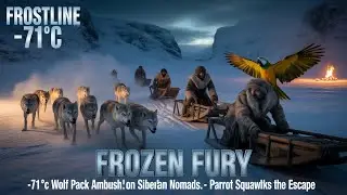 Frozen Fury: &ndash;71&deg;C Wolf Pack Ambush on Siberian Nomads &ndash; Parrot Squawks the Escape! ❄️🐺🦜