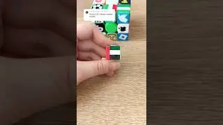 How to draw UAE flag on the Rubik's Cube?#drawing#diy #art #rubikscube #uae #trending