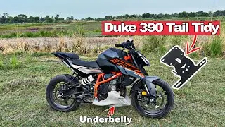 Ktm Duke 390 gen3 Modification: Underbelly + Tail Tidy ￼ka killer look
