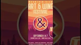 #MountainView Art & Wine Festival 🍷🎨 #CaliforniaWine #ArtAndWine #CKcurated #MeetTheWineMakers
