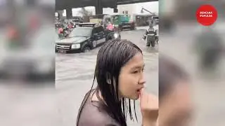 Baru saja tanggul jakarta & bekasi jebol ! banjir besar jakarta dan bekasi hari ini tgl 13-1-2026