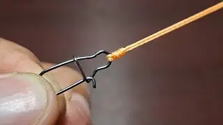 Strong fishing knot for snap tying #fishingknot #fishinghook #fishinghack
