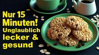 Haferkekse mit Rosinen und Sesam &ndash; Schnell, einfach & super lecker! #RezepteohneGrenzen