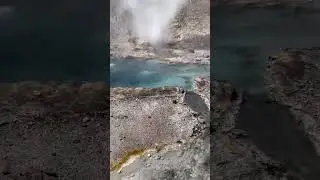 How Hot are Yellowstones Hot-springs! #yellowstone #nationalparks #nature #tour #vacation