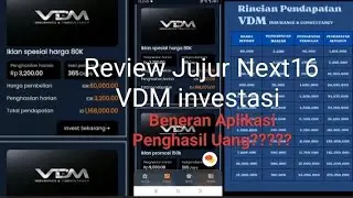 Review Jujur Aplikasi Next16 VDM investasi, Ternyata Investasi Next 16 VDM itu Penipuan !