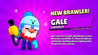 Unlocking GALE CONTROLLER & Maxing Epic Brawlers in Brawl Stars!