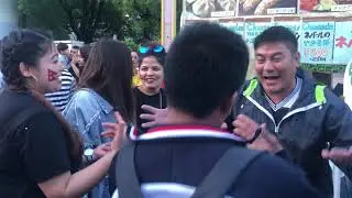 Young girls crazy at Dohori nagoya japan