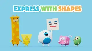 Играйте в выражения с фигурами! | Изучайте эмоции | Детская песня | Весёлое обучение для детей 😊😢😡