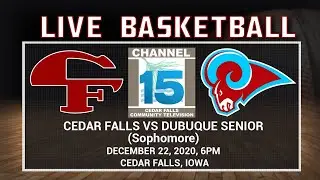 Cedar Falls Boys Basketball vs Dubuque Senior 2020 (Sophomore)