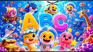 Underwater Alphabet Party 🌊🎶| Ocean Learning for Toddlers A-Z