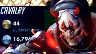 CAVALRY GENJI MAIN! [ OVERWATCH SEASON 22 TOP 500 ]