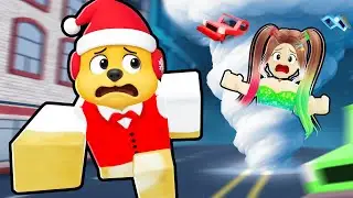 Booshot and Bella Try To SURVIVE NATURAL DISASTERS... (Roblox)