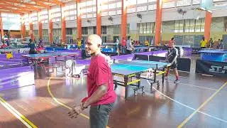 Logan Royes vs Kevin Nelson 2025 Hubert A. Lawrence Memorial Table Tennis Tour.-Mar. 1, 2025
