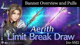 [FF7: Ever Crisis] Aerith Bahamut Rod Overview and Insane Pull Video!!!!