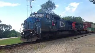 Illinois Central Blue Devil 2456 at Plainfield