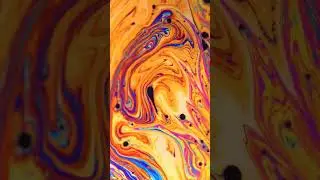Bubbles + Microscope? Trippy patterns! #psychedelic #420 #trippy