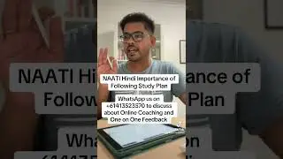 NAATI Hindi Importance of Following Study Plan | M and MM PTE NAATI