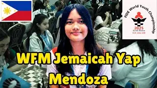 Laban PILIPINAS! WFM Jemaicah Mendoza Girls U-14 | FIDE World Youth Chess Championship 2025 Round 3