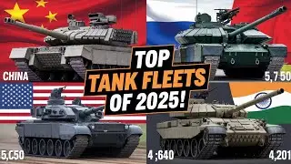 The World&rsquo;s Largest Combat Tank Fleets in 2025