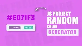 Create Simple Javascript Application Color Generator prproj