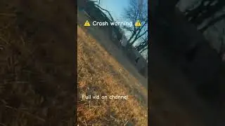 Hit a pot hole #crash #bikelife #ebike #edirtbike