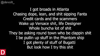 Desiigner - Panda   (Lyrics)