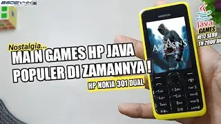GAMES JAVA POPULER PADA ZAMANNYA ! - Nostalgia Games Di Hp Nokia 301 Dual Sim