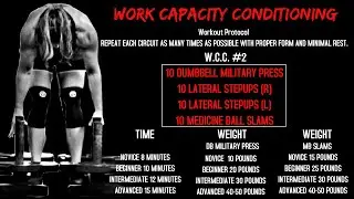 Work Capacity Conditioning Workout #2 - Upper Body Density Training At The Iron Warehouse Gym