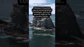Winston Churchill was an accomplished bricklayer #Shorts #Short #WinstonChurchill  #famousfacts