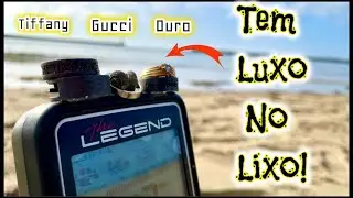 Procurando OURO em meio ao LIXO / Detector de metais na PRAIA !  /  金属探知機  / Metal Detector