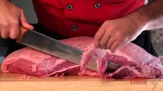 Fabricating Meat with the F. Dick Butcher Knife by Chef Dangoor - TigerChef