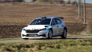Adam Březík - Škoda Fabia RS Rally2 (test Ivanovice na Hané 19.3.2025)