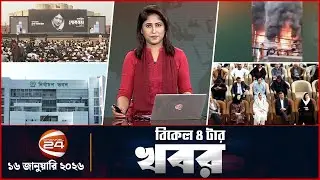 বিকাল ৪টার খবর | News 4 PM | ১৬ জানুয়ারি ২০২৬ | Channel 24