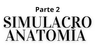 2/2 SIMULACRO DE ANATOMÌA DE MIEMBROS INFERIORES