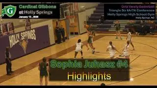 2026-01-13 - Sophia Juhasz #4 - Highlights - Cardinal Gibbons at Holly Springs  - Triangle Six 6A/7A