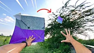 पेड़ पर मिली पतंग😱 *Caught Kite* Patang Mili Pedh Par #caughtkite #kite #catchingkite