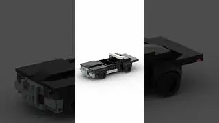 LEGO Vintage Police Car  - FREE Instructions #lego #speedbuild #car #police #dodge #ford