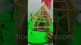greenhouse farming working project -  - science project #shorts - howtofunda - innovative exhibition