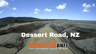 Mountain Biking on the Desert Road in New Zealand