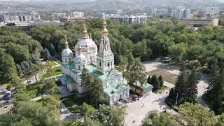 Zenkov&rsquo;s Cathedral #almaty #almaty_city #kazakhstan #cathedral #djimini3pro #youtube #tourism #dji