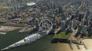 Smart City Media: Downtown Vancouver Stock Footage (Helicopter)