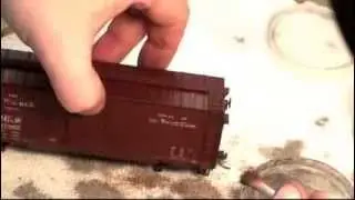 Weathering Rolling Stock With Acrylic Wash and Powders Part 2