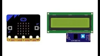 Use of the LCD I2C 1602 display by the Micro:bit board