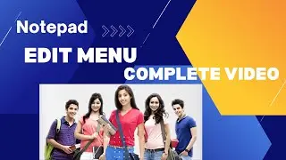 Notepad Me Edit Menu Complete