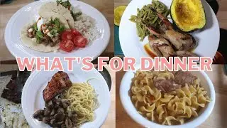 WHAT'S FOR DINNER | SIMPLE AND DELICIOUS DINNERS FOR A BUSY WEEK