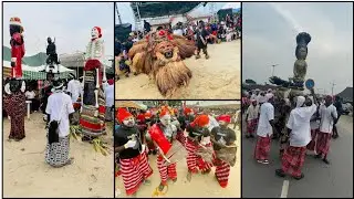 Arrivals of Masquerade Groups to Omuordu Cultural Carnival, Isiokpo Ancient Kingdom, Rivers State